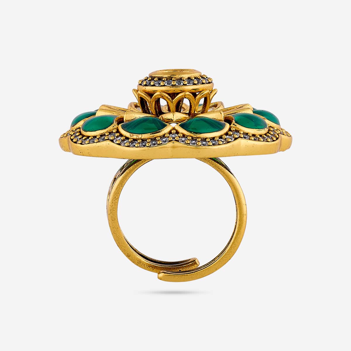 Kundan Finger Ring 189200 - Image 9