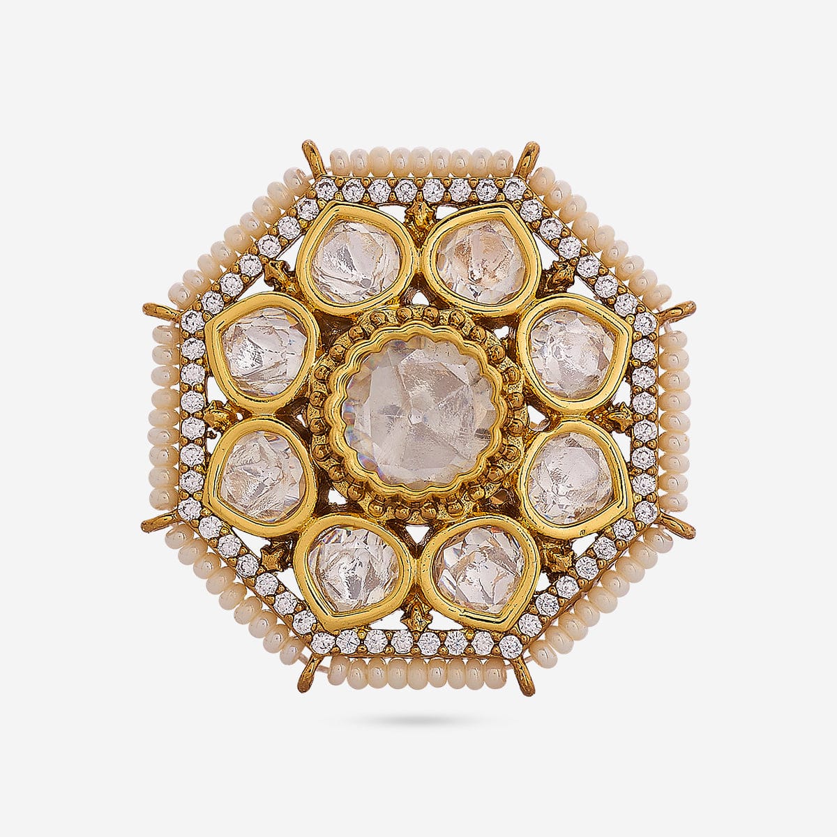 Kundan Finger Ring 190808 - Image 12