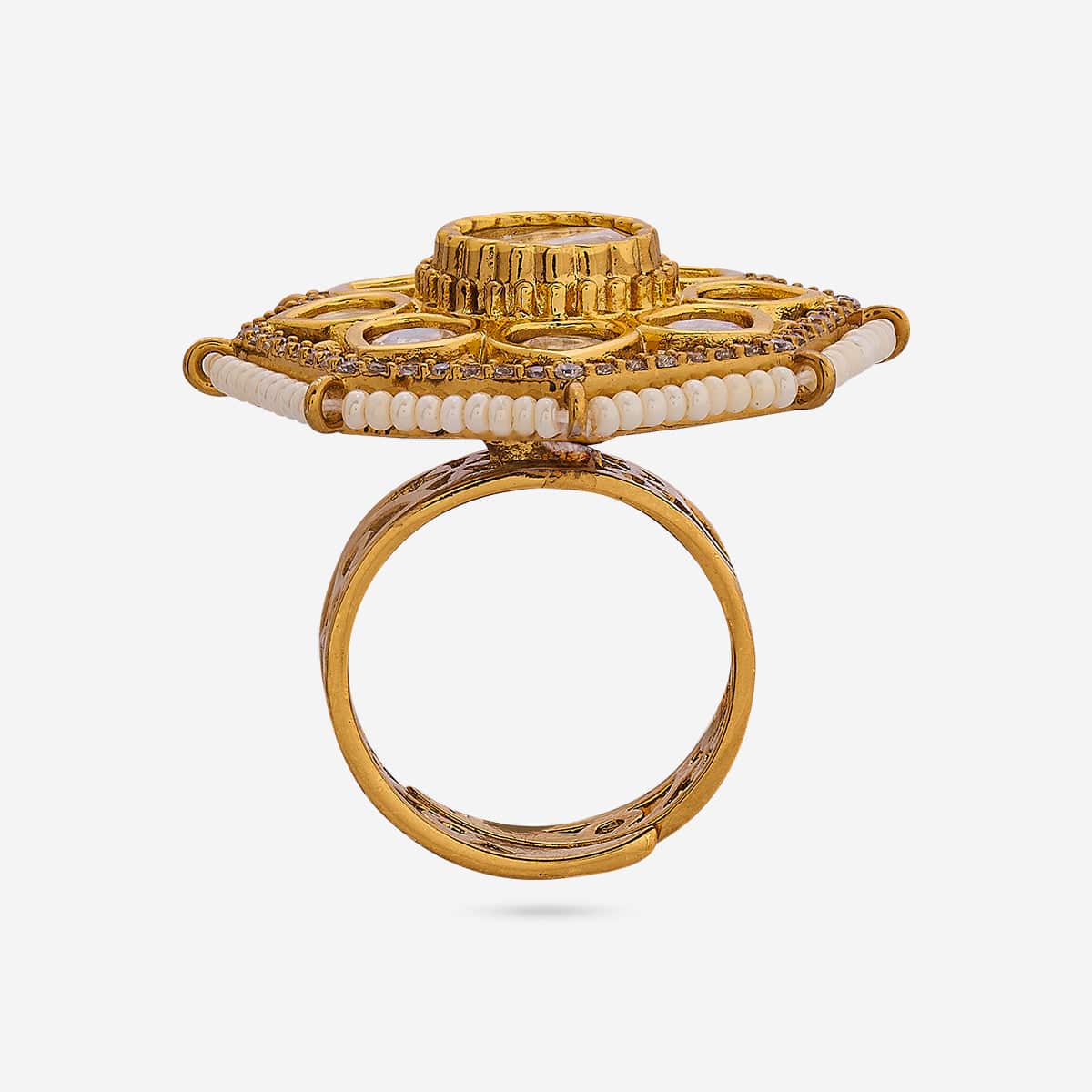 Kundan Finger Ring 190808 - Image 13