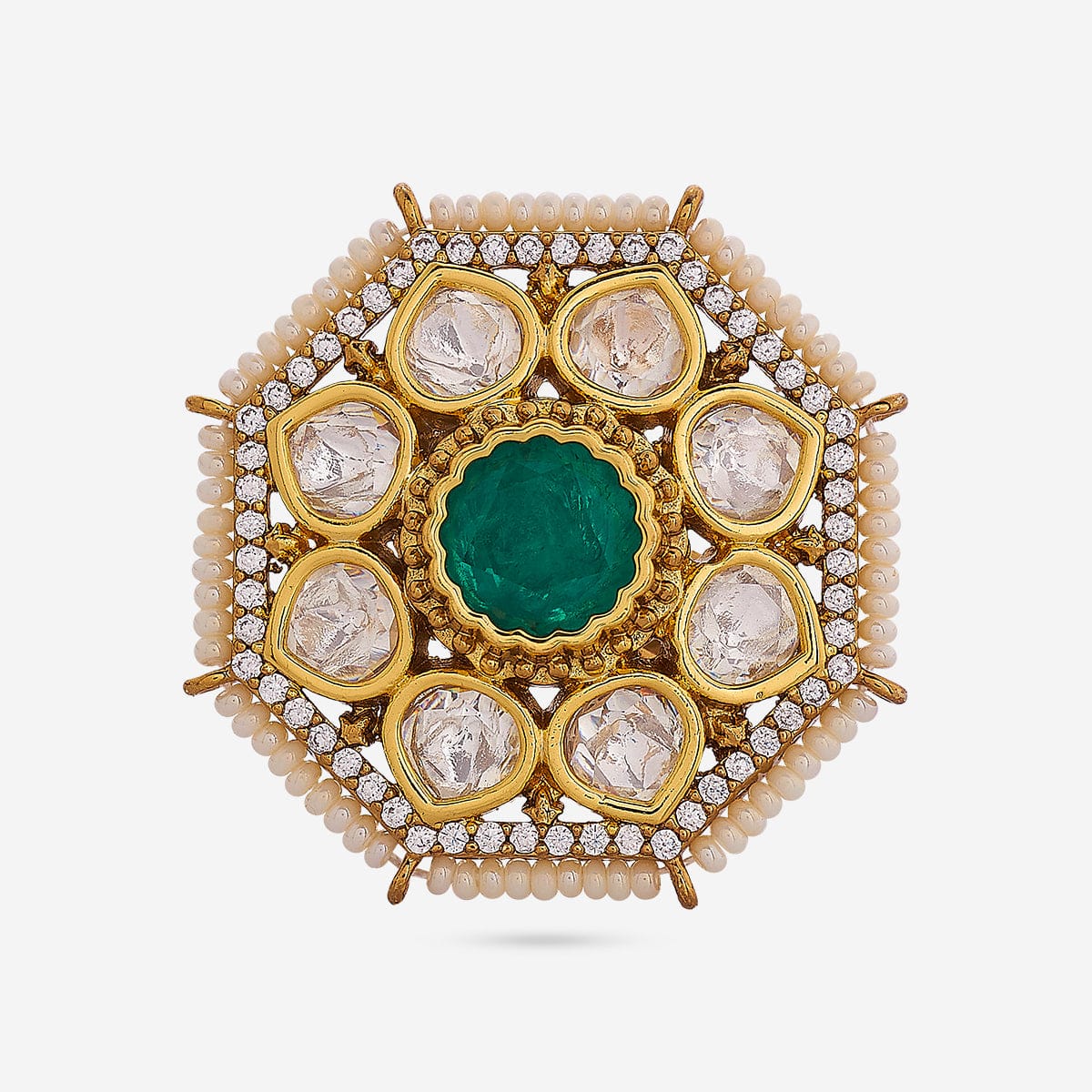 Kundan Finger Ring 190808 - Image 8