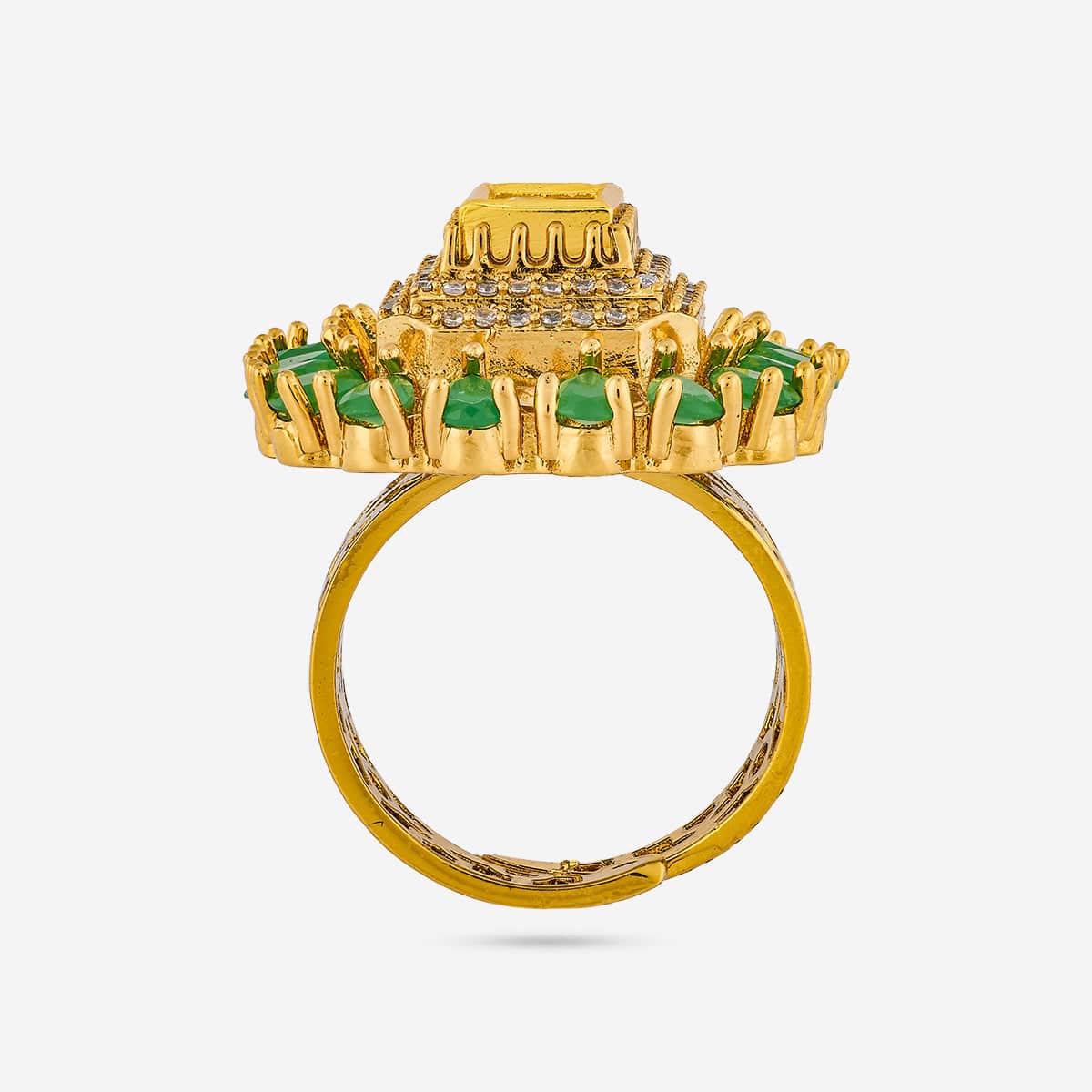 Kundan Finger Ring 193673 - Image 9