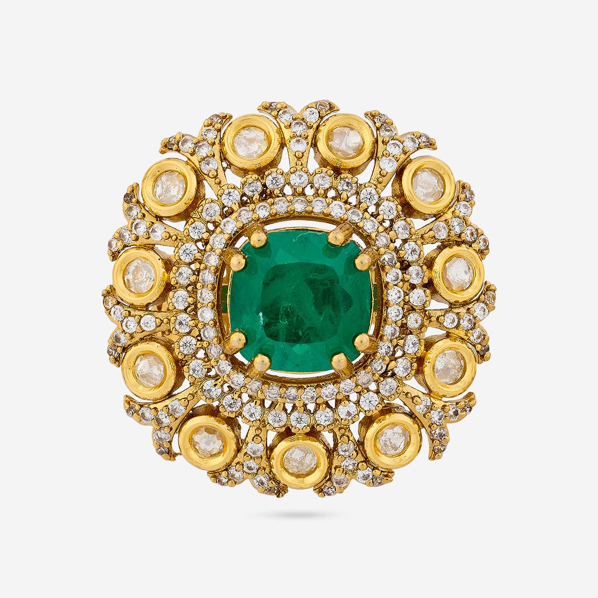 Kundan Finger Ring 193674 - Image 4