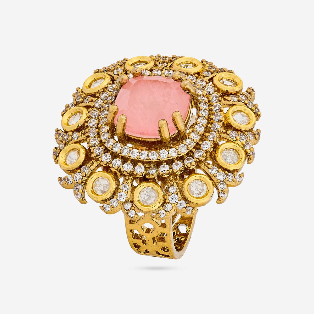 Kundan Finger Ring 193674 - Image 6