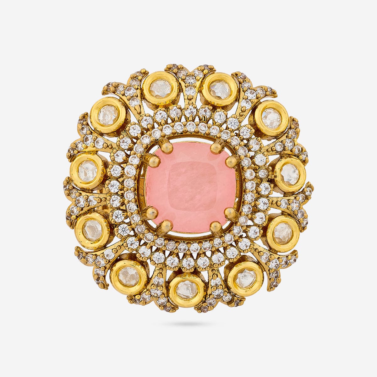 Kundan Finger Ring 193674 - Image 8