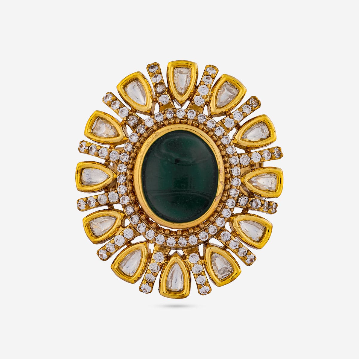 Kundan Finger Ring 193675 - Image 8