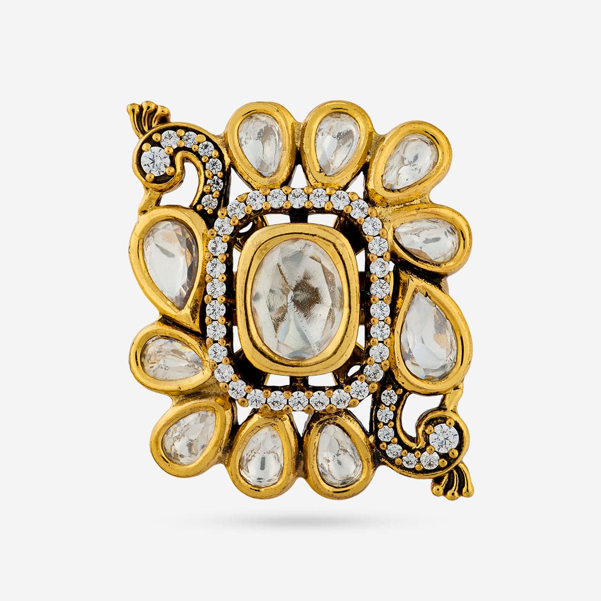 Kundan Finger Ring 193999 - Image 4