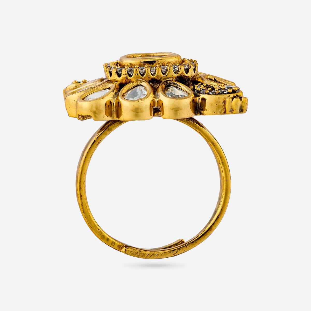 Kundan Finger Ring 193999 - Image 5