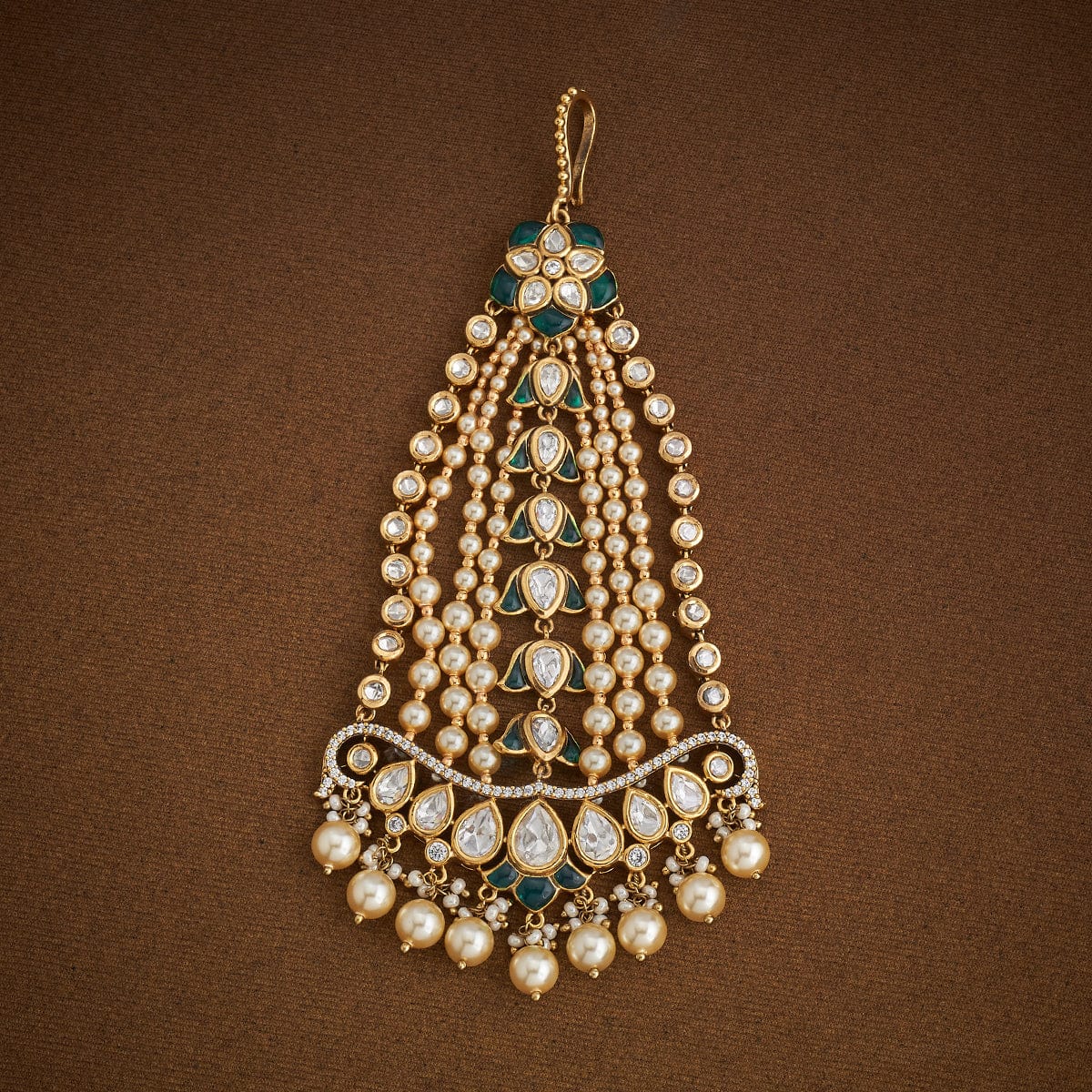 Kundan Hair Brooch 181115 - Image 2