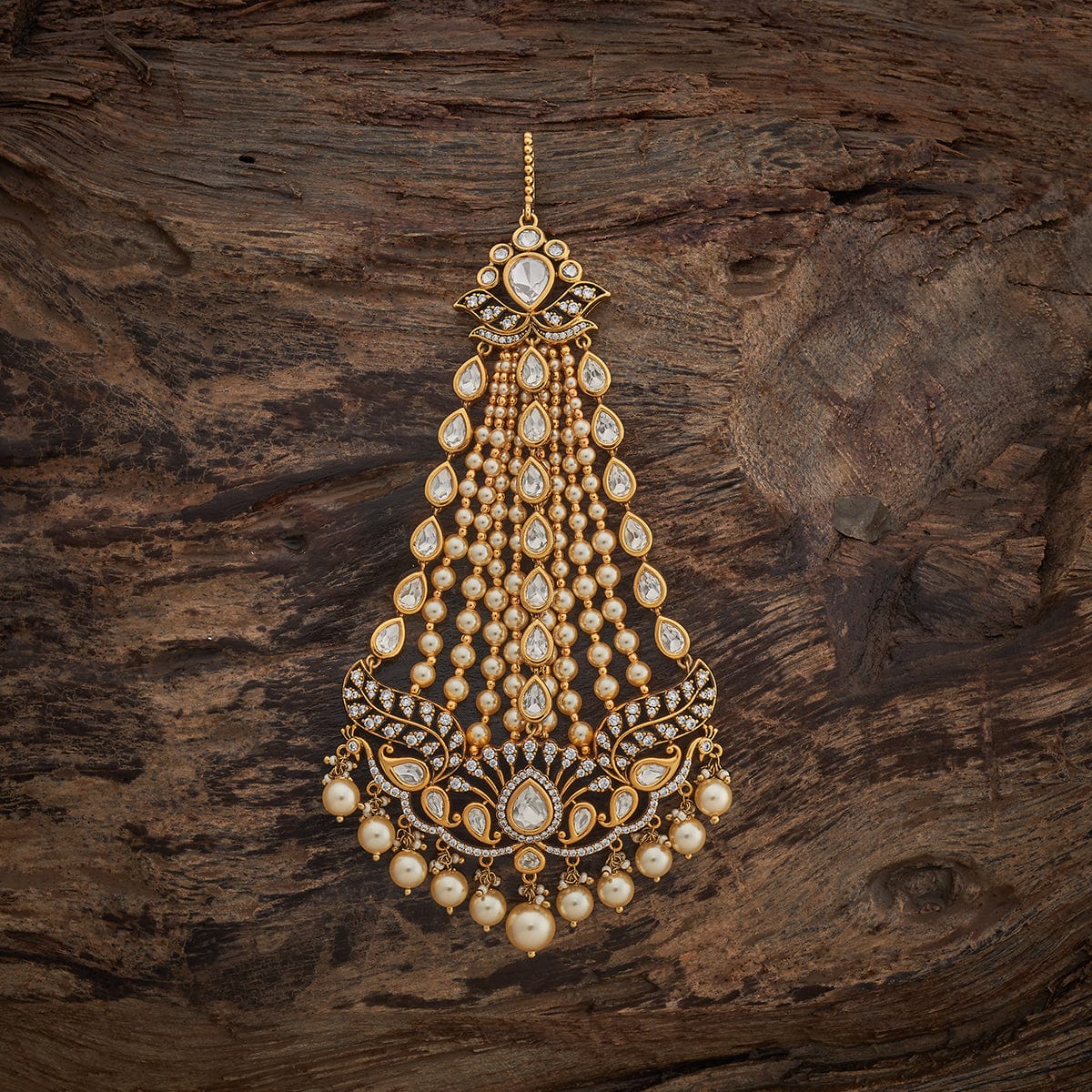 Kundan Hair Brooch 181117 - Image 2