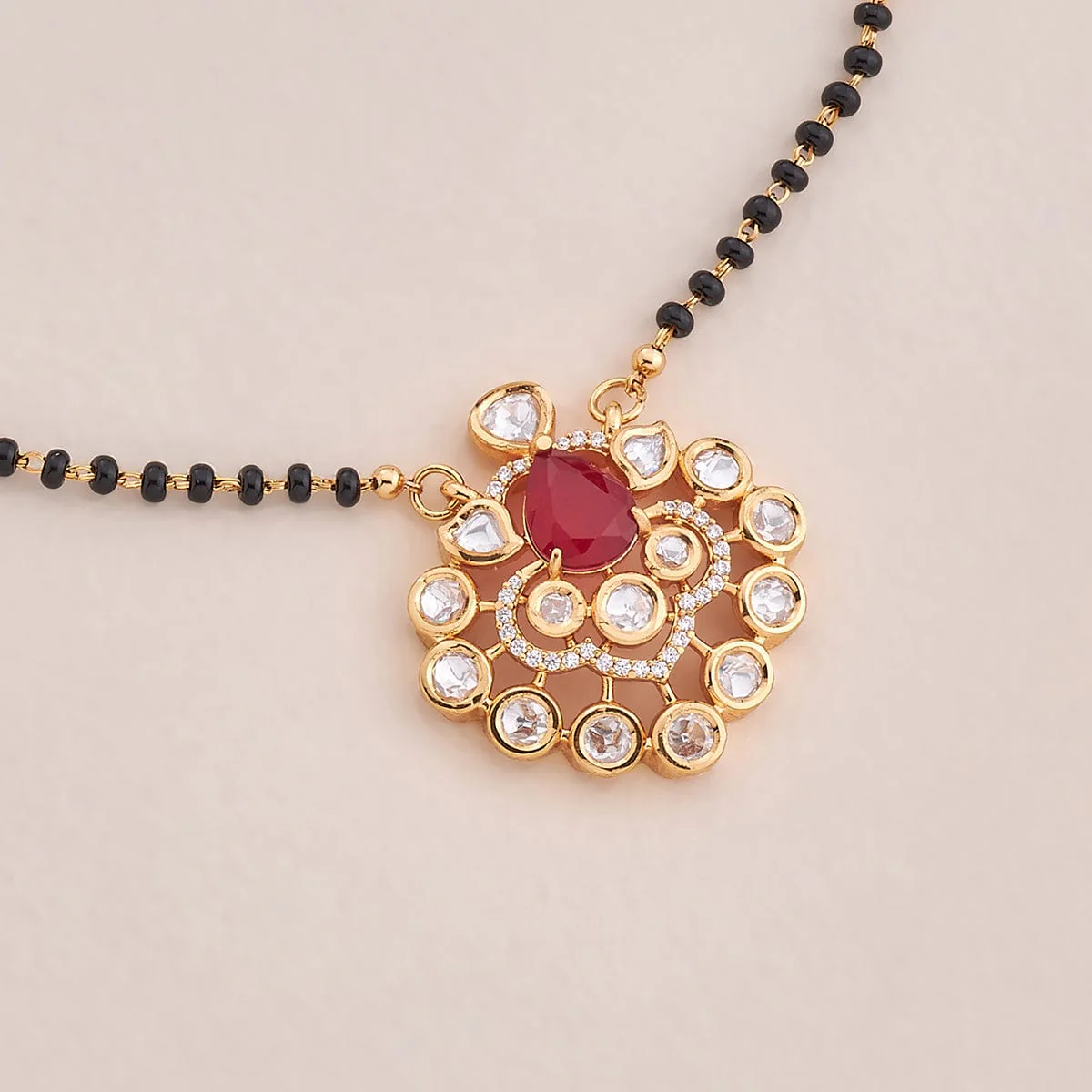 Kundan Mangalsutra 161577 - Image 4