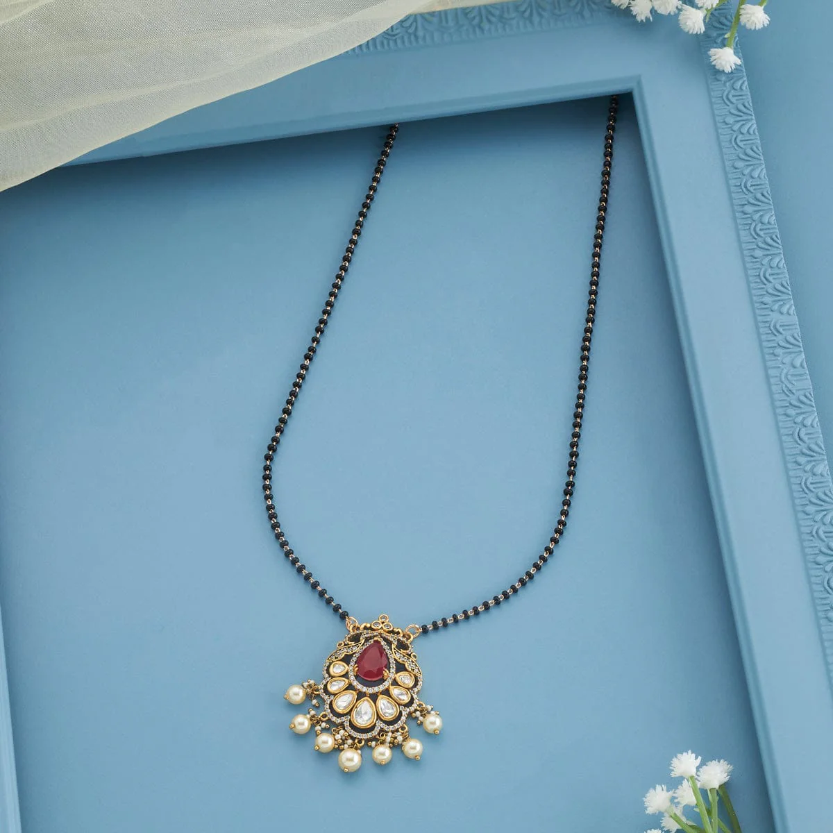 Kundan Mangalsutra 196795 - Image 8