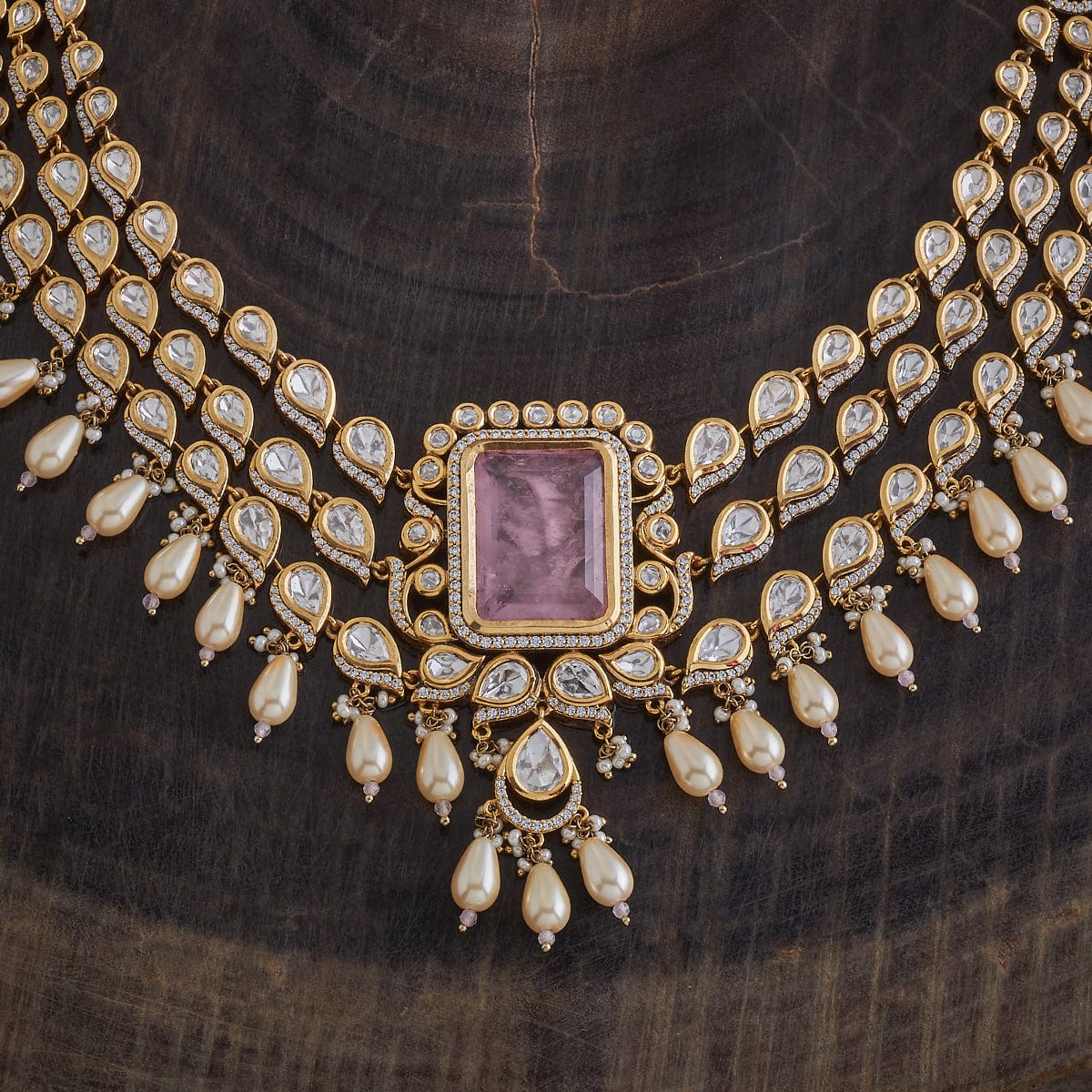 Kundan Necklace 163992 - Image 10