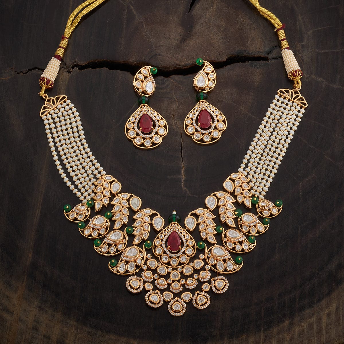 Kundan Necklace 164012