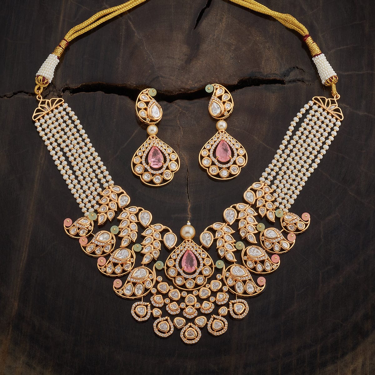 Kundan Necklace 164012 - Image 2