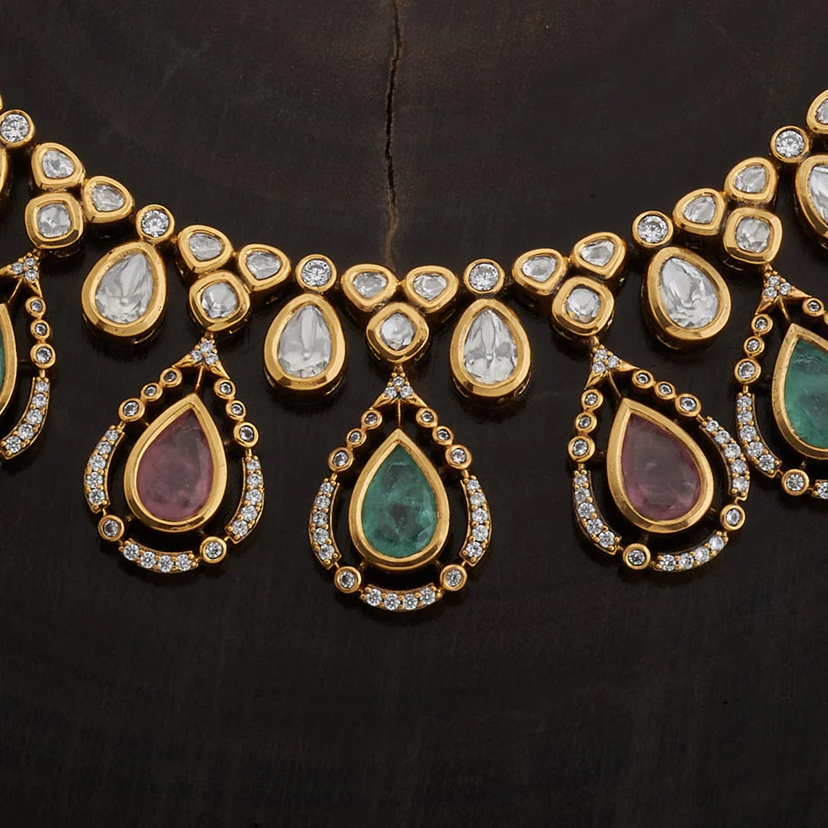 Kundan Necklace 164015 - Image 4
