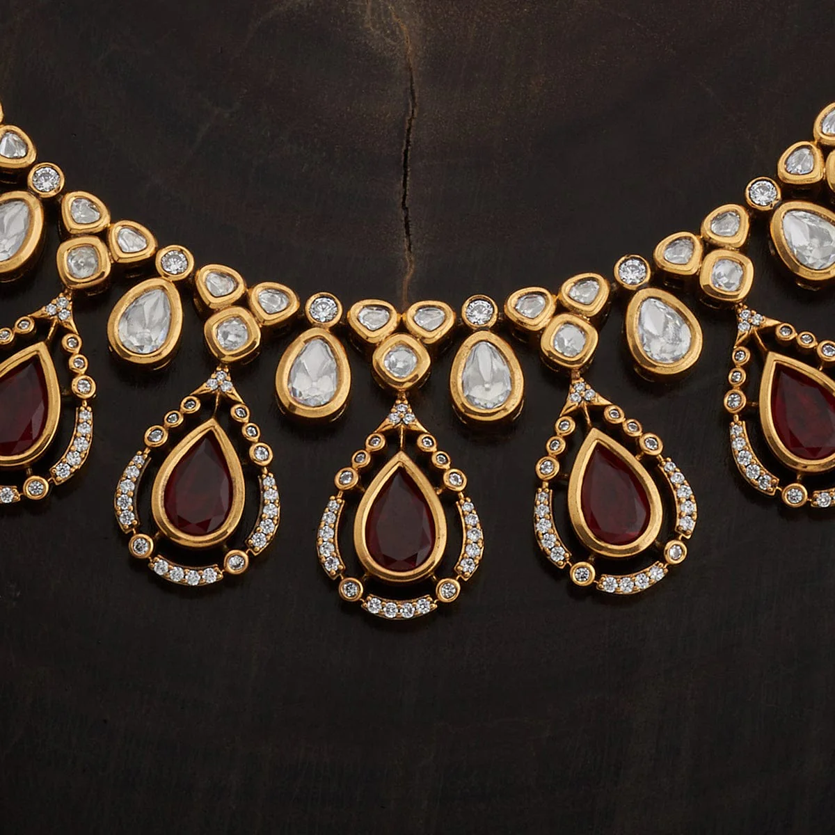 Kundan Necklace 164015 - Image 5