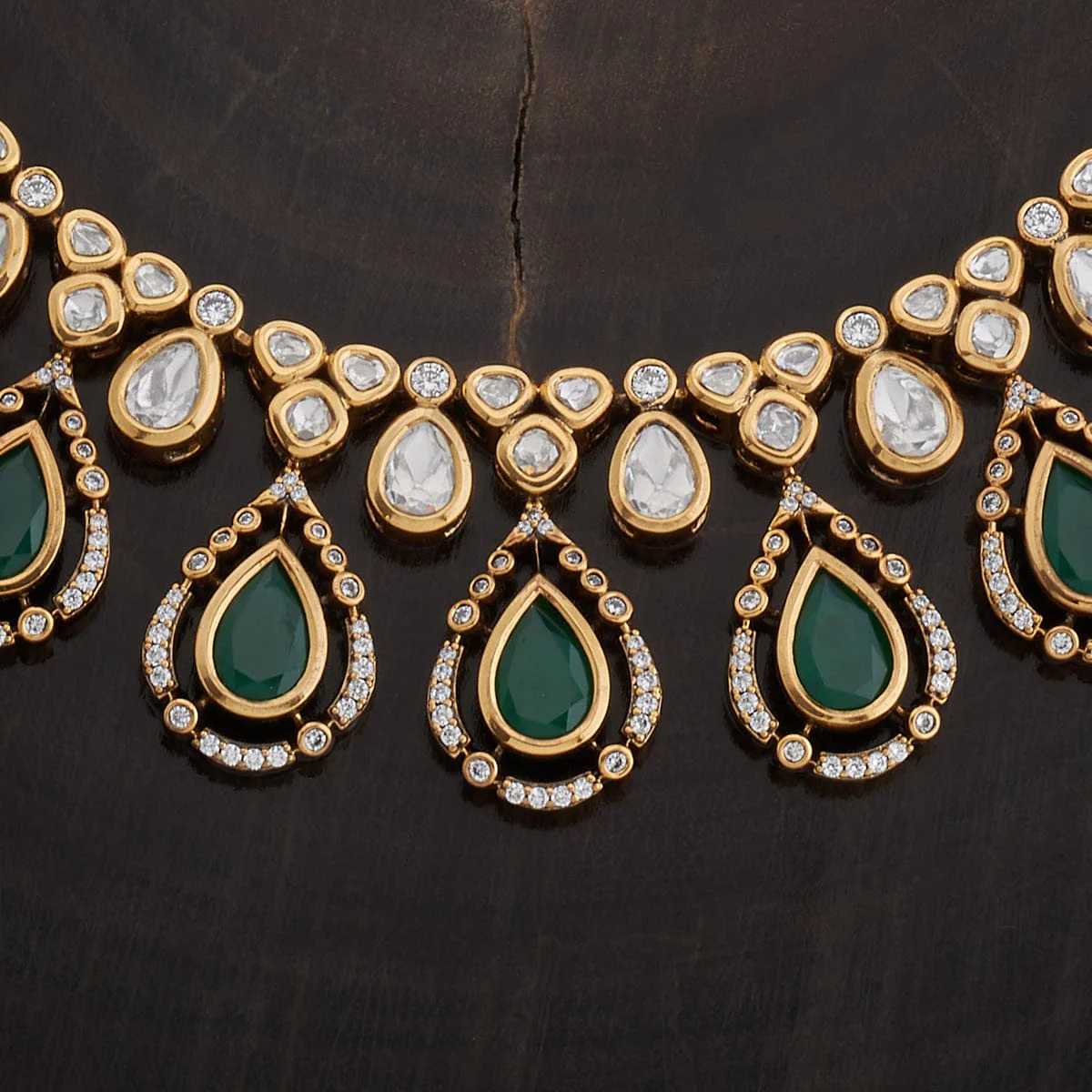 Kundan Necklace 164015 - Image 7