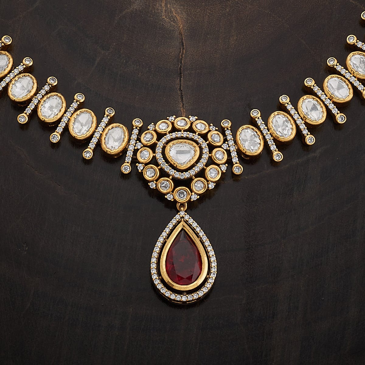 Kundan Necklace 164032 - Image 10