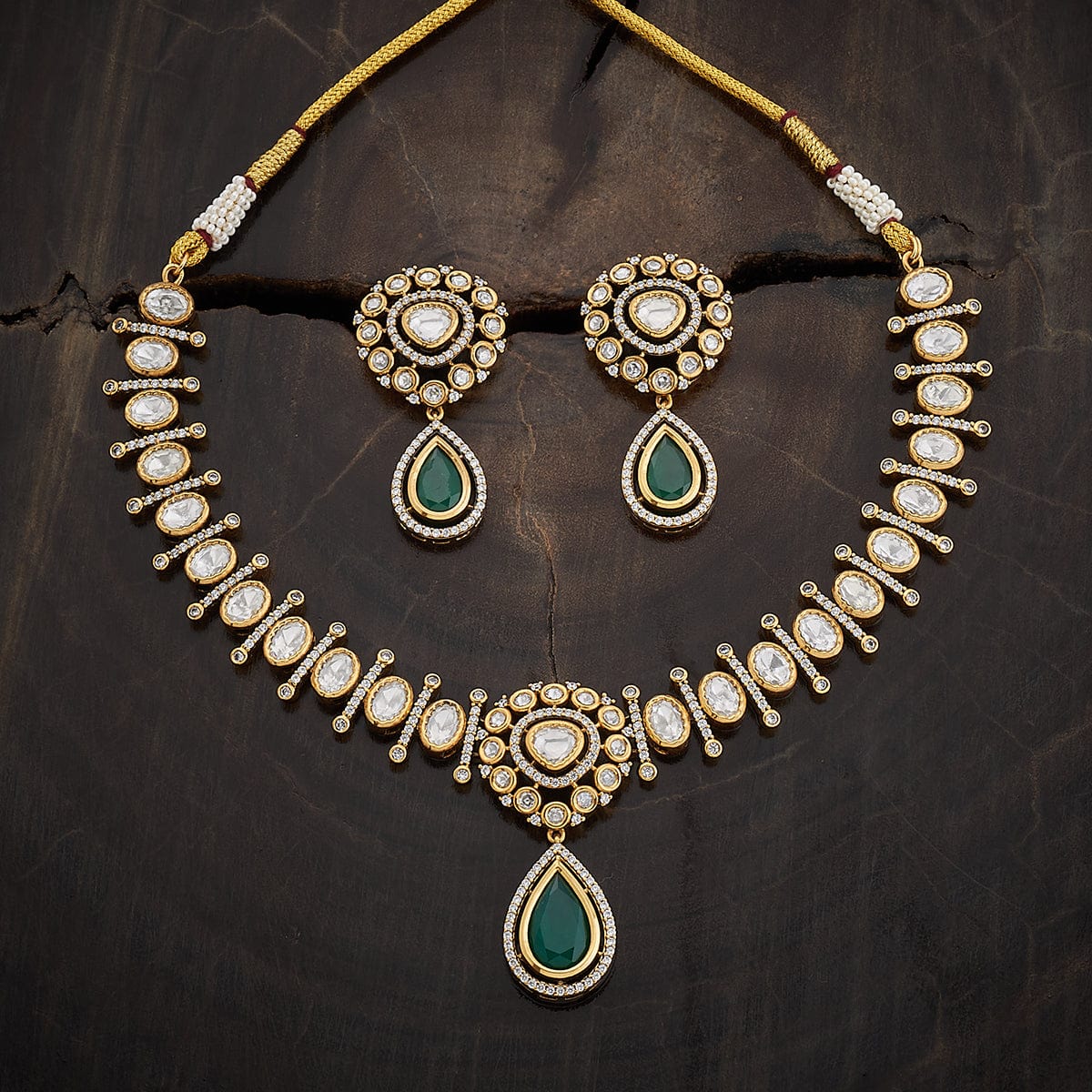 Kundan Necklace 164032 - Image 6