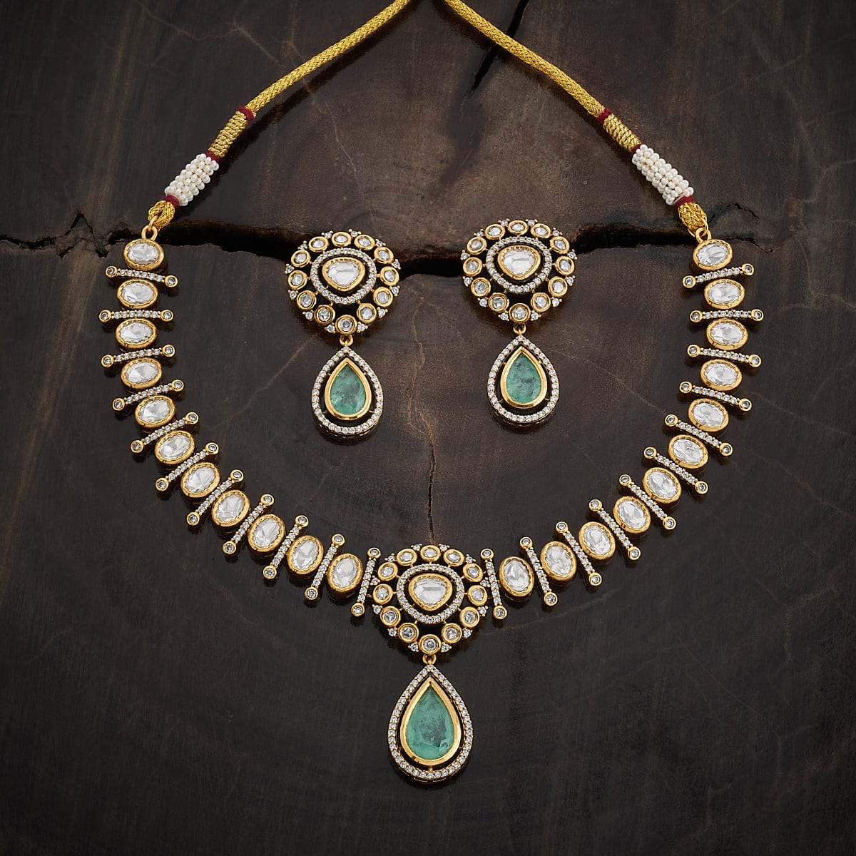 Kundan Necklace 164032 - Image 9