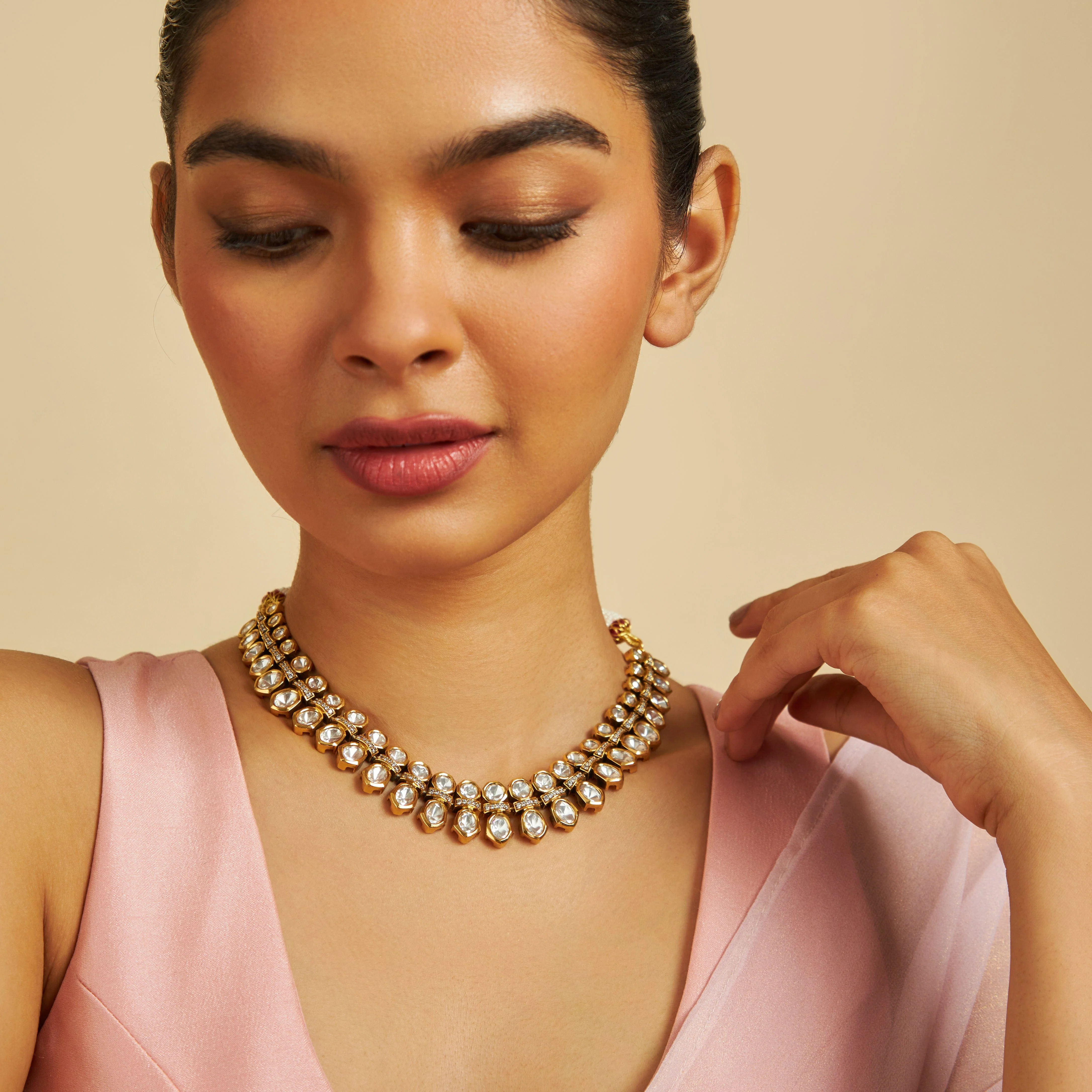 Kundan Necklace 169664 - Image 2