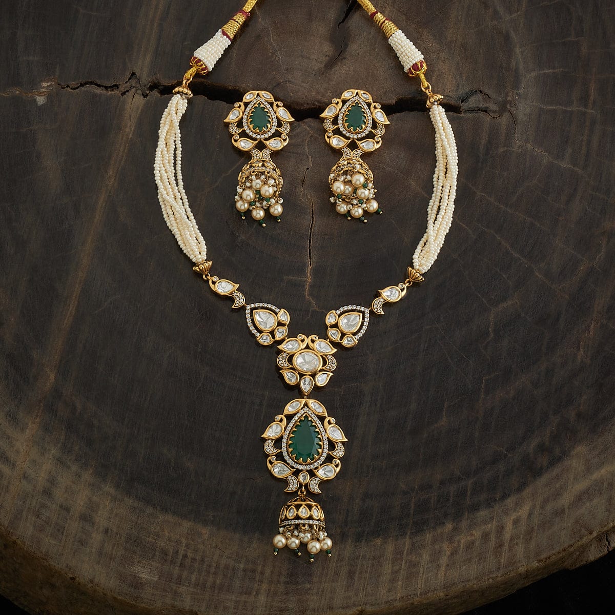 Kundan Necklace 170774 - Image 5