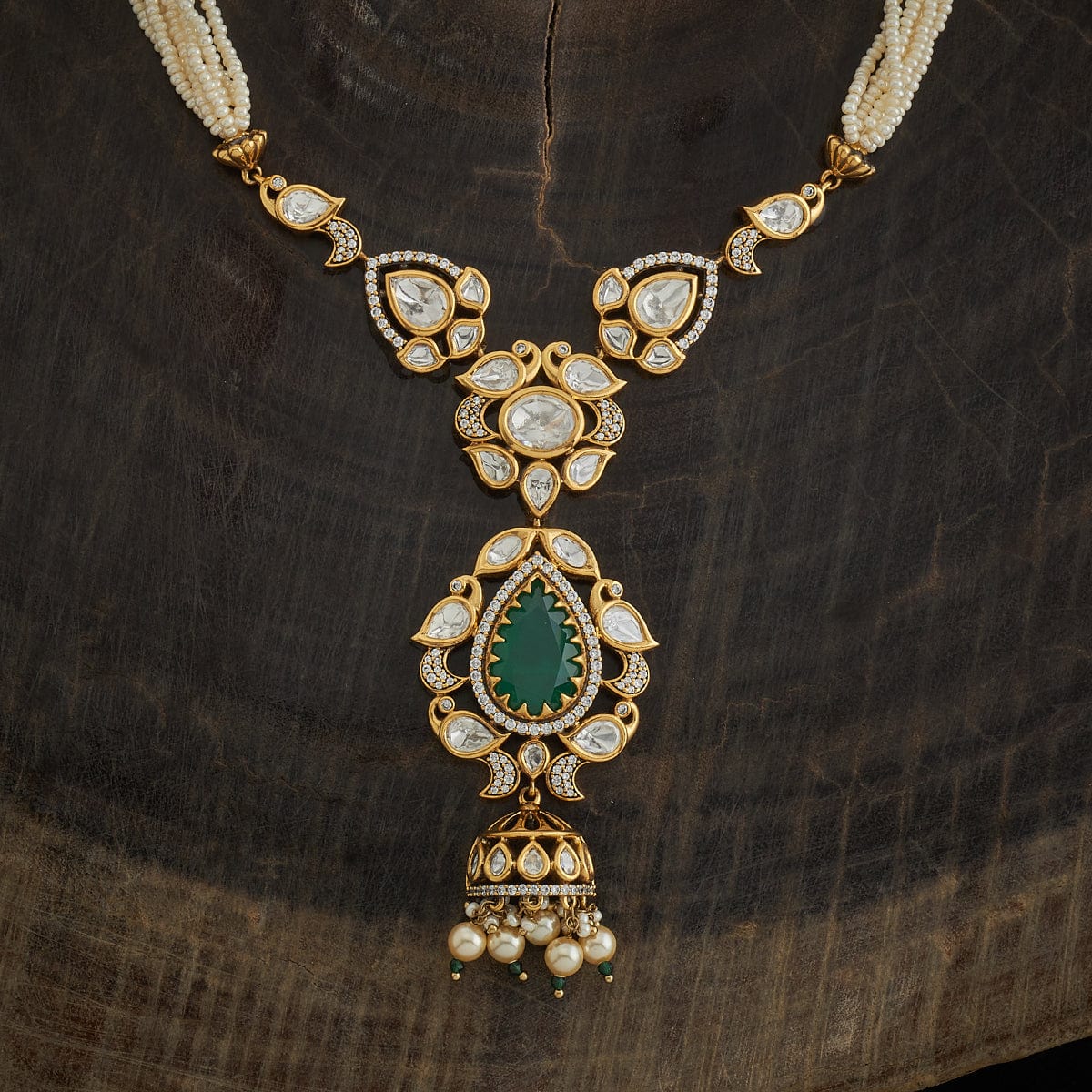 Kundan Necklace 170774 - Image 6
