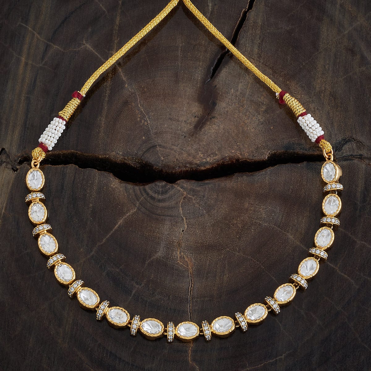 Kundan Necklace 173037 - Image 2