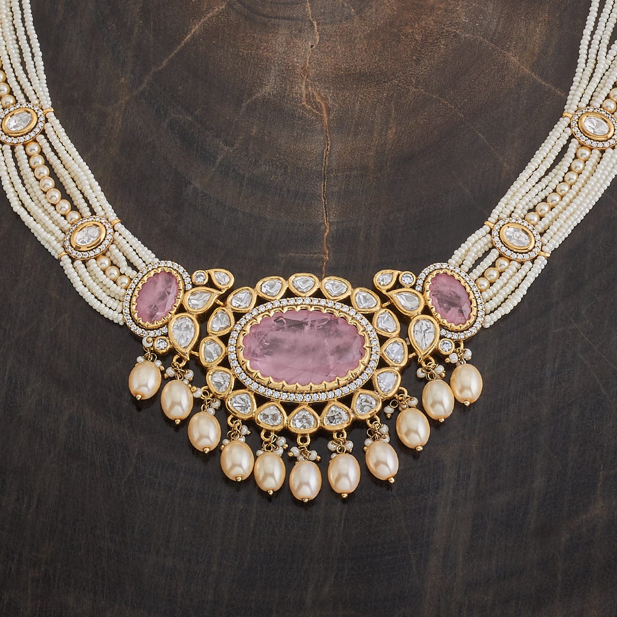 Kundan Necklace 174046 - Image 5