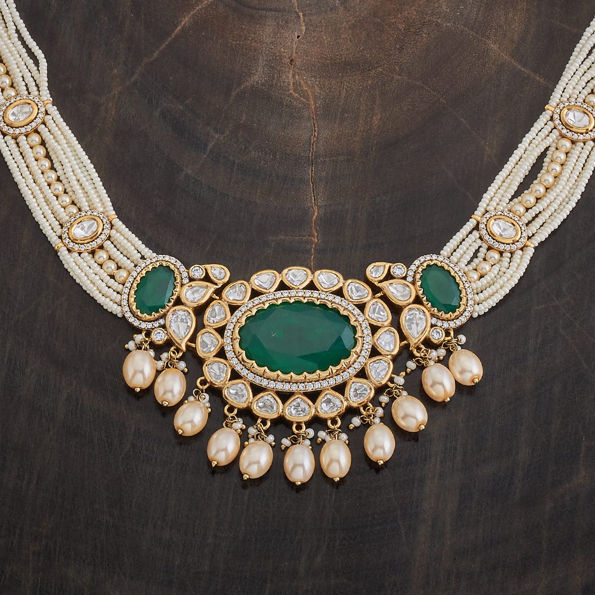 Kundan Necklace 174046 - Image 7