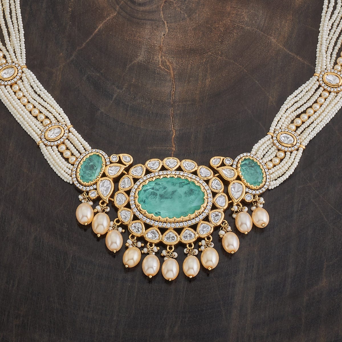 Kundan Necklace 174046 - Image 9