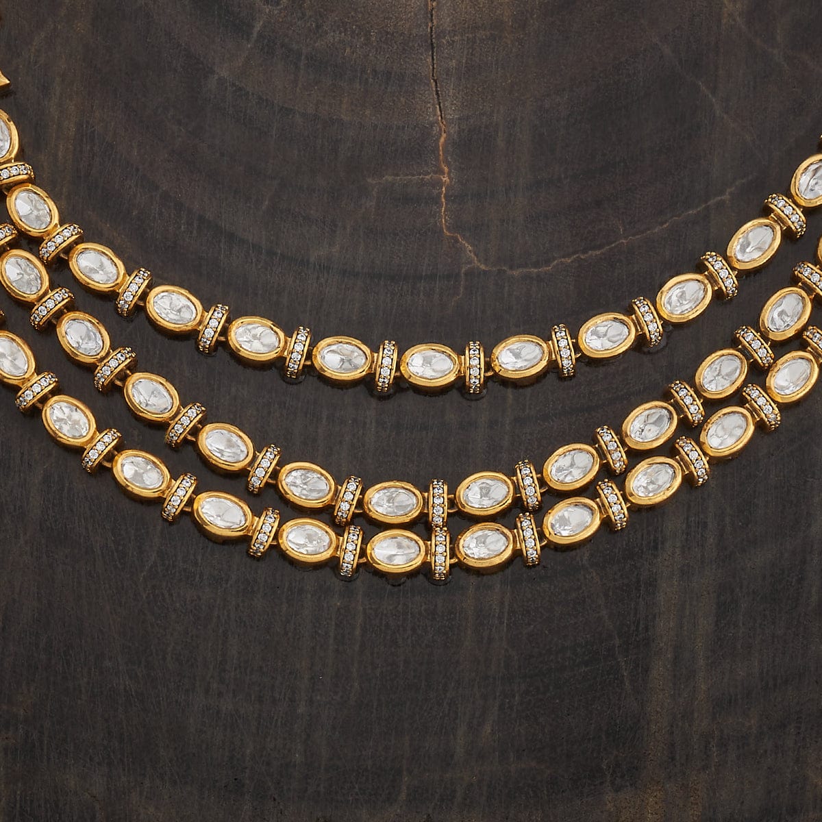 Kundan Necklace 176348 - Image 3