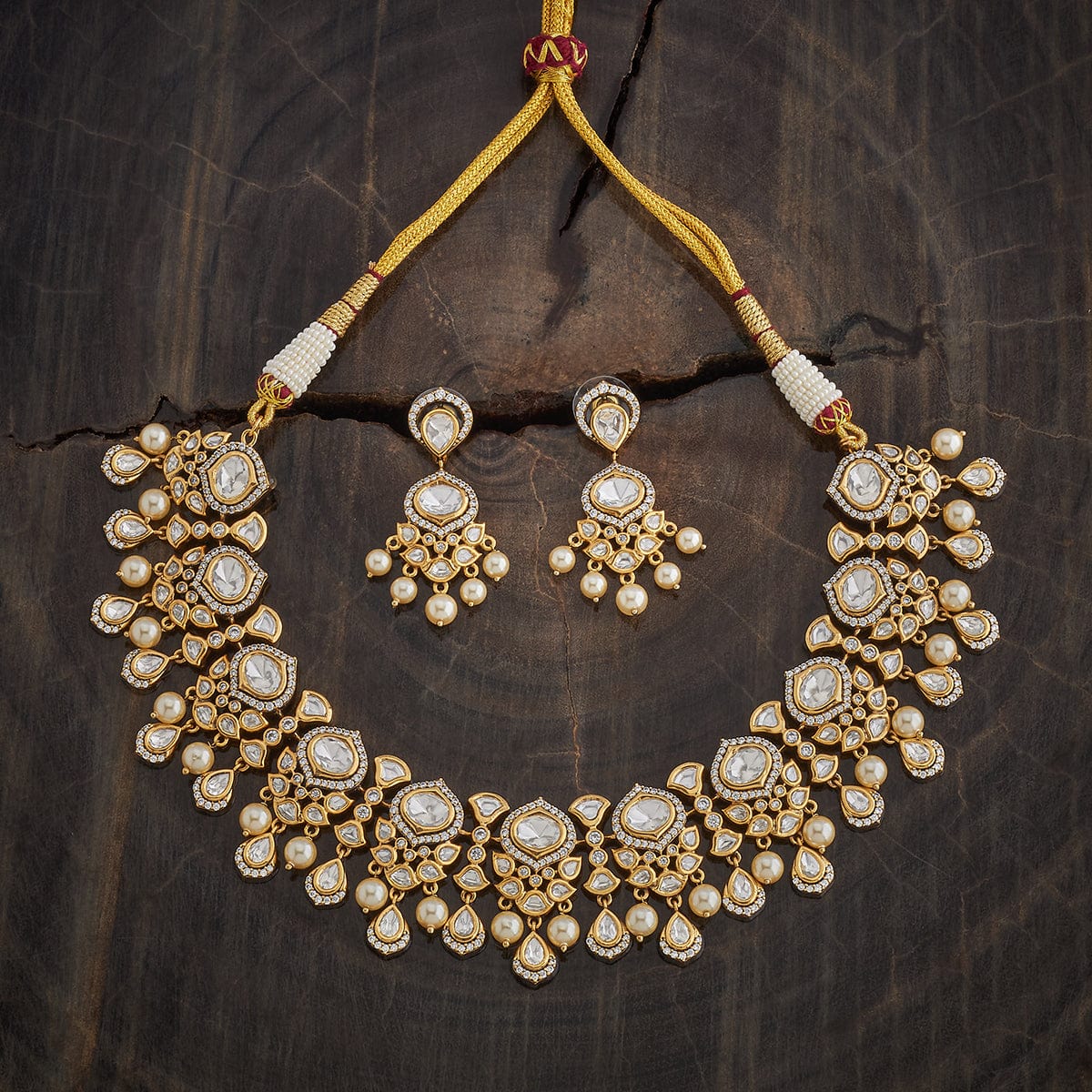 Kundan Necklace 176352 - Image 2