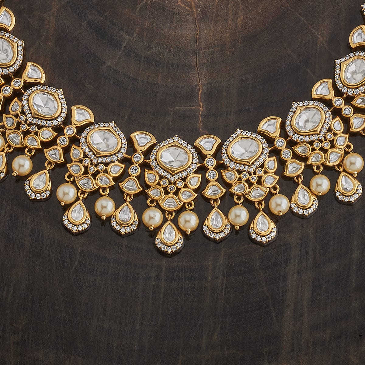 Kundan Necklace 176352 - Image 3