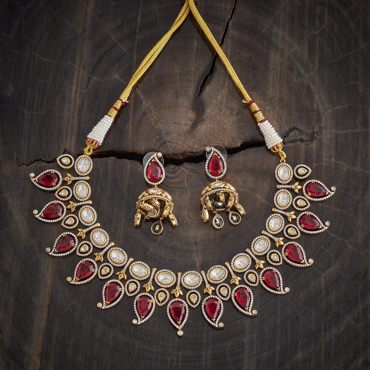 Kundan Necklace 178302 - Image 2