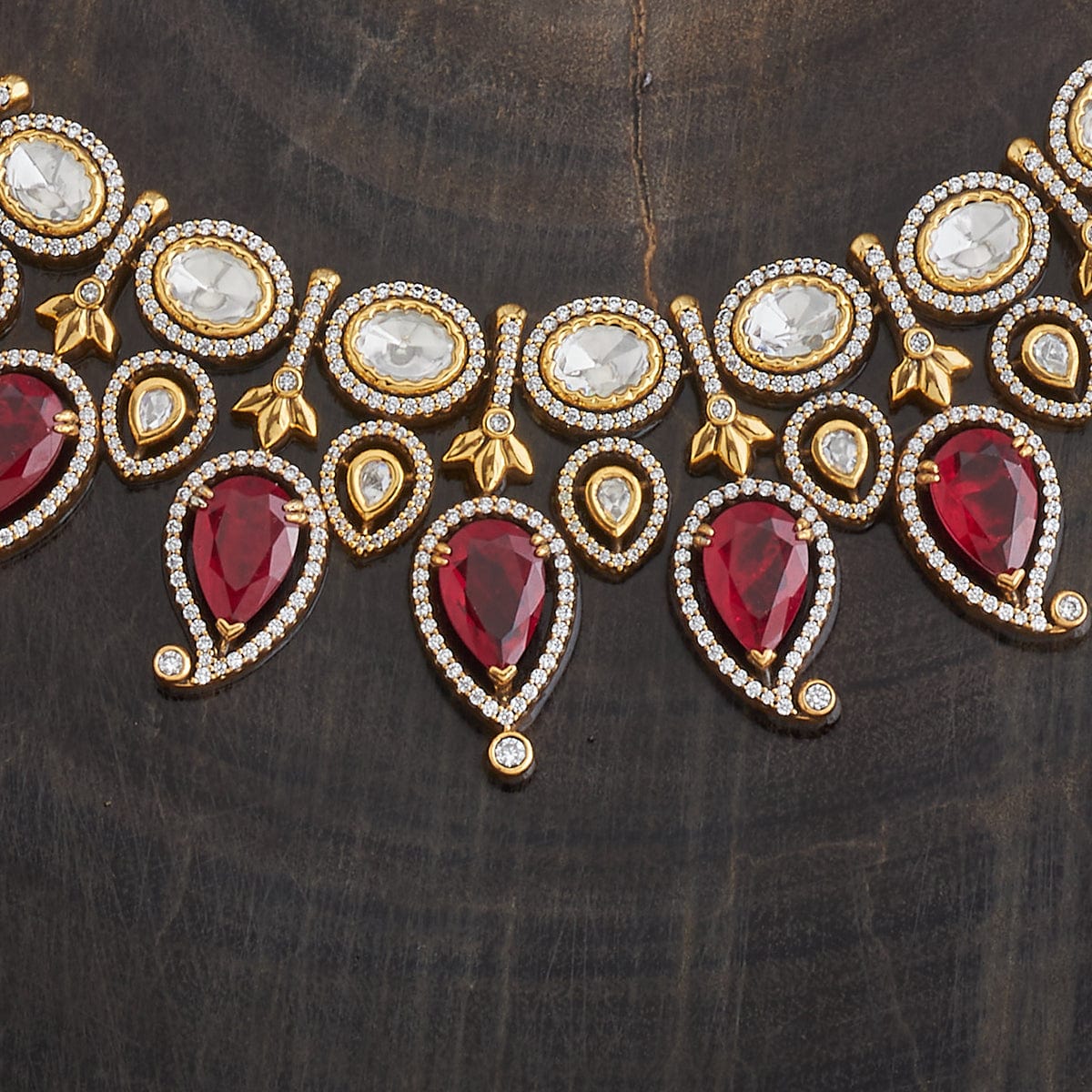 Kundan Necklace 178302 - Image 3
