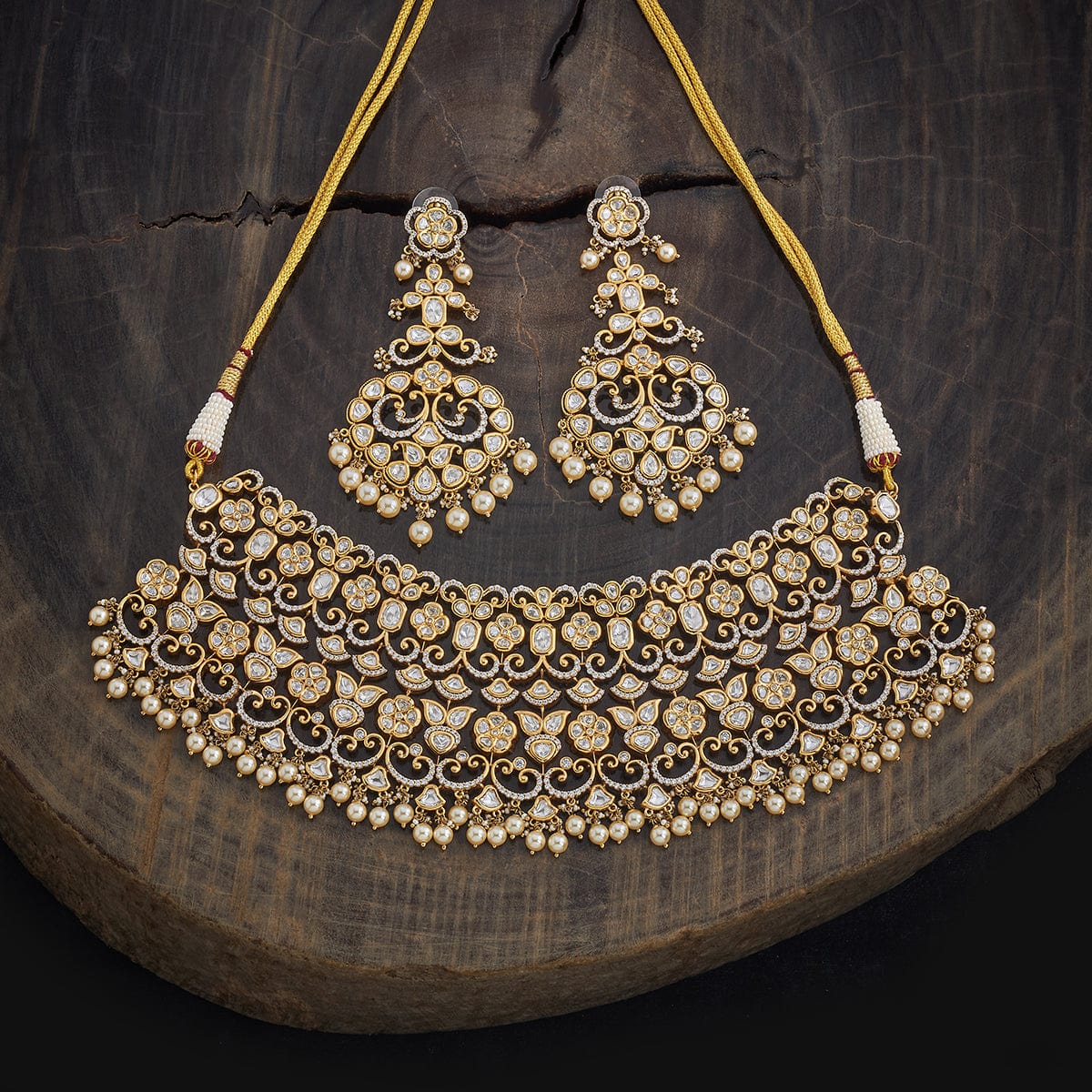 Kundan Necklace 178307 - Image 2