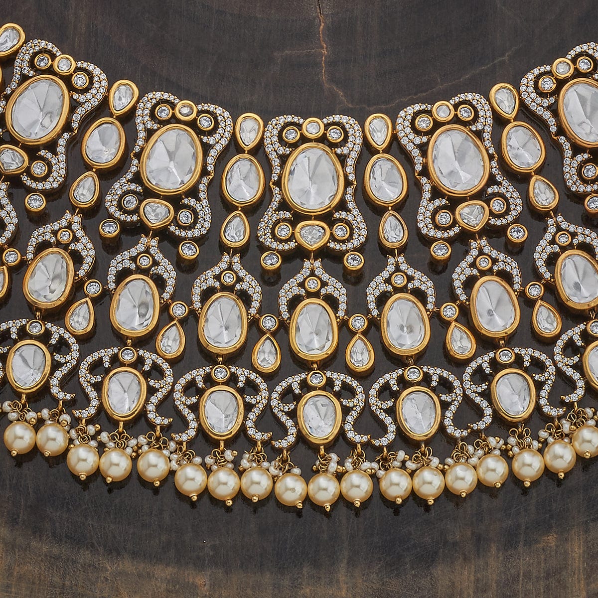 Kundan Necklace 178322 - Image 3