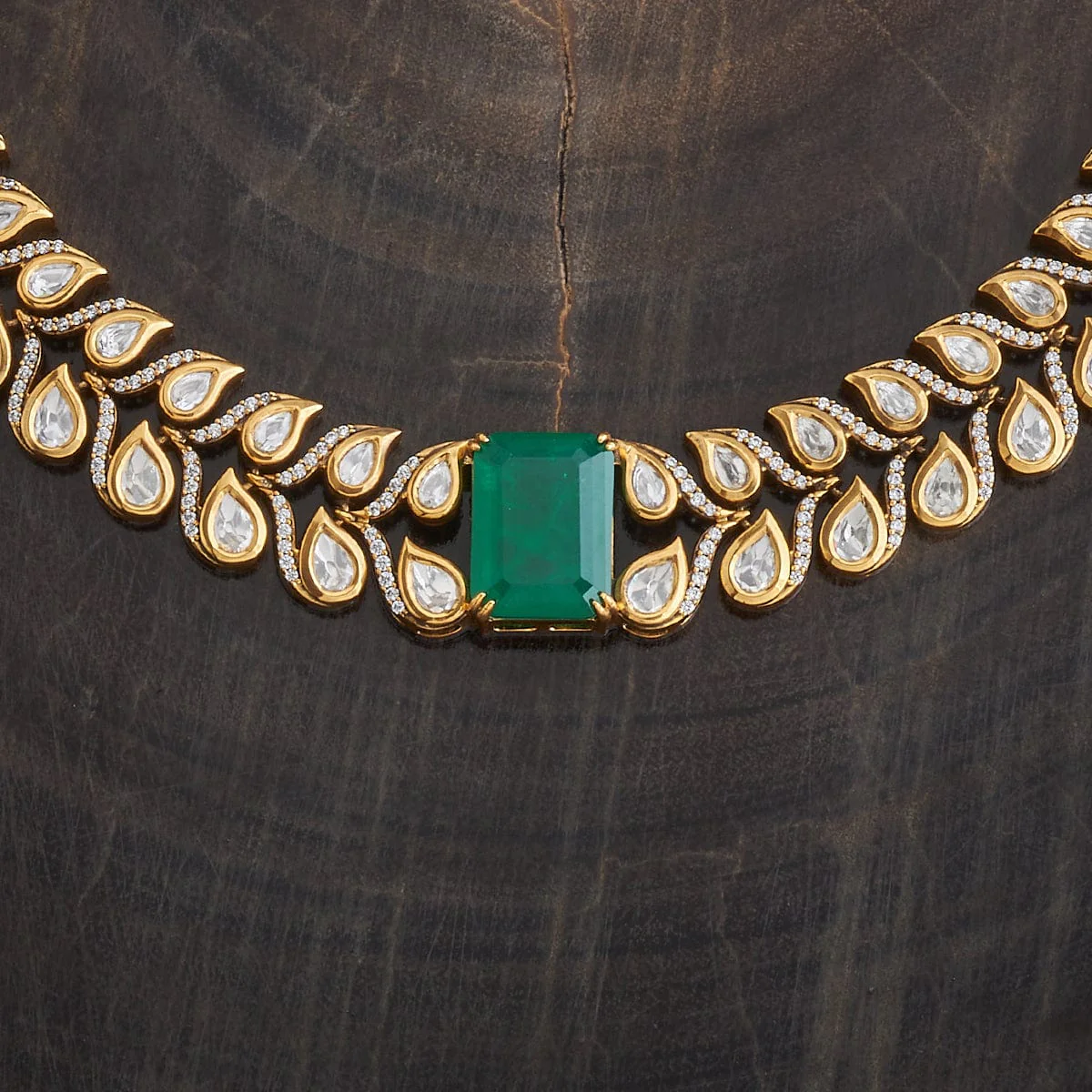Kundan Necklace 178323 - Image 5