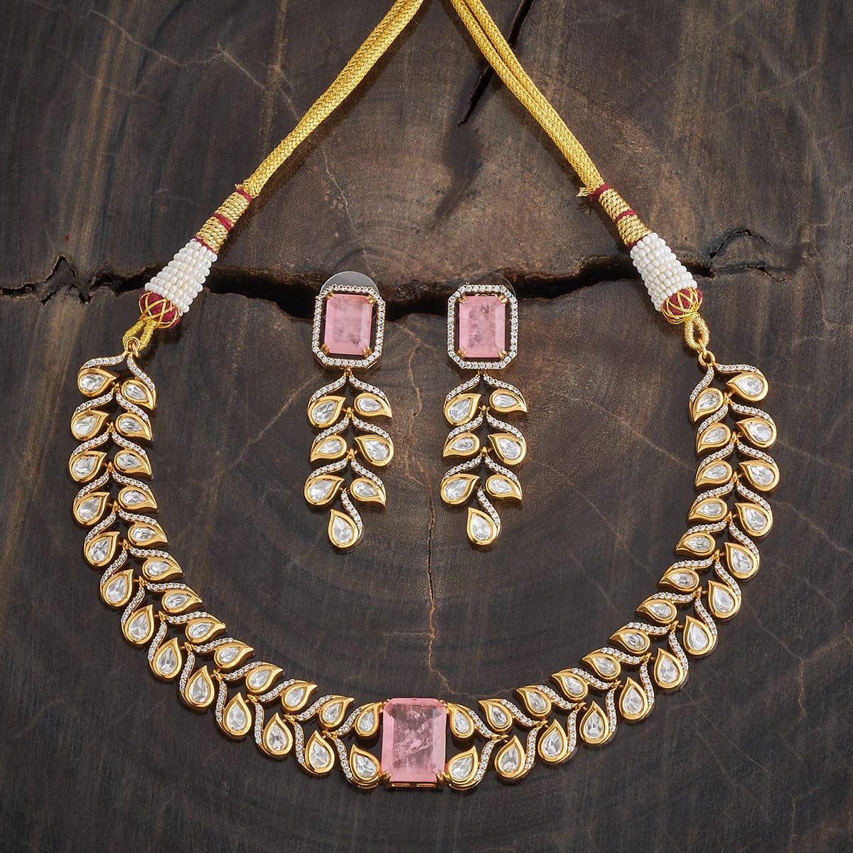 Kundan Necklace 178323 - Image 6