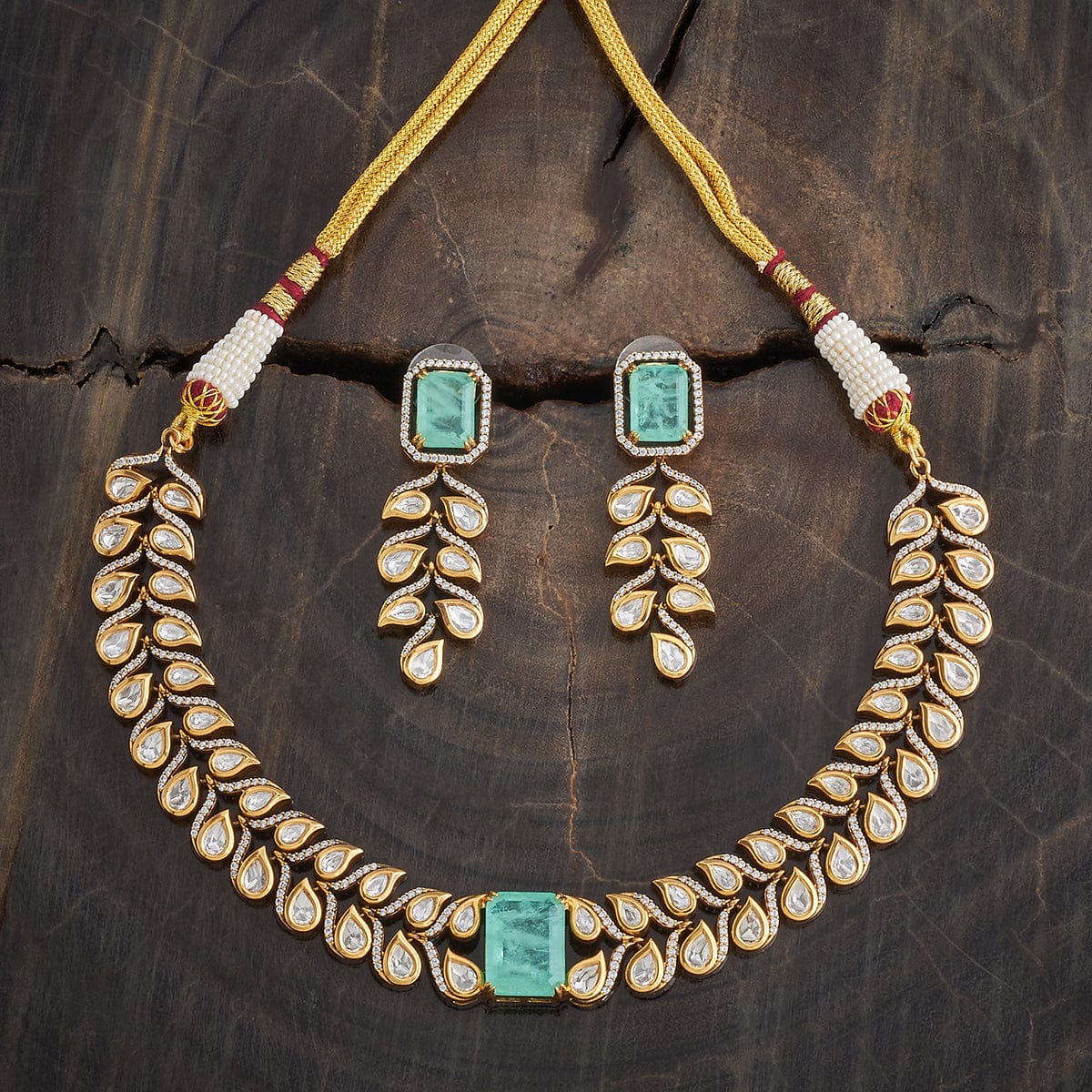 Kundan Necklace 178323 - Image 8