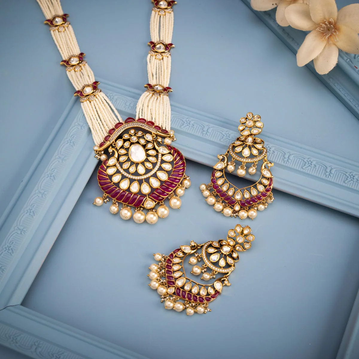 Kundan Necklace 182314 - Image 2