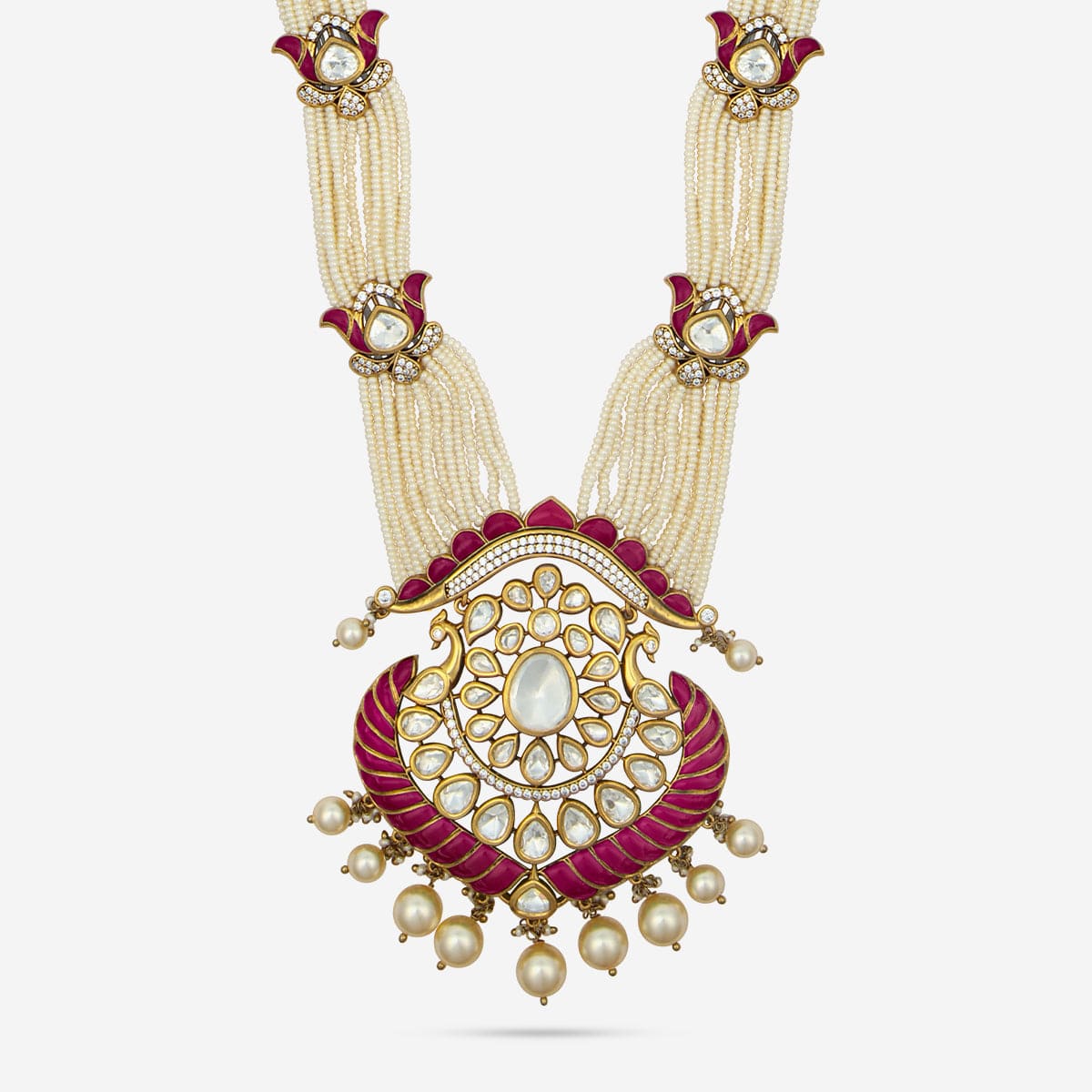 Kundan Necklace 182314 - Image 5