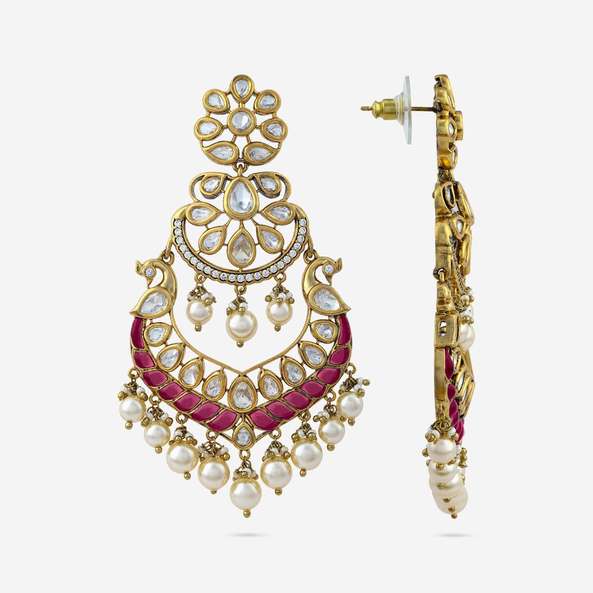 Kundan Necklace 182314 - Image 6