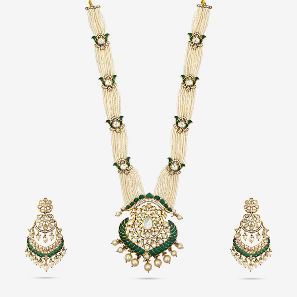 Kundan Necklace 182314 - Image 7