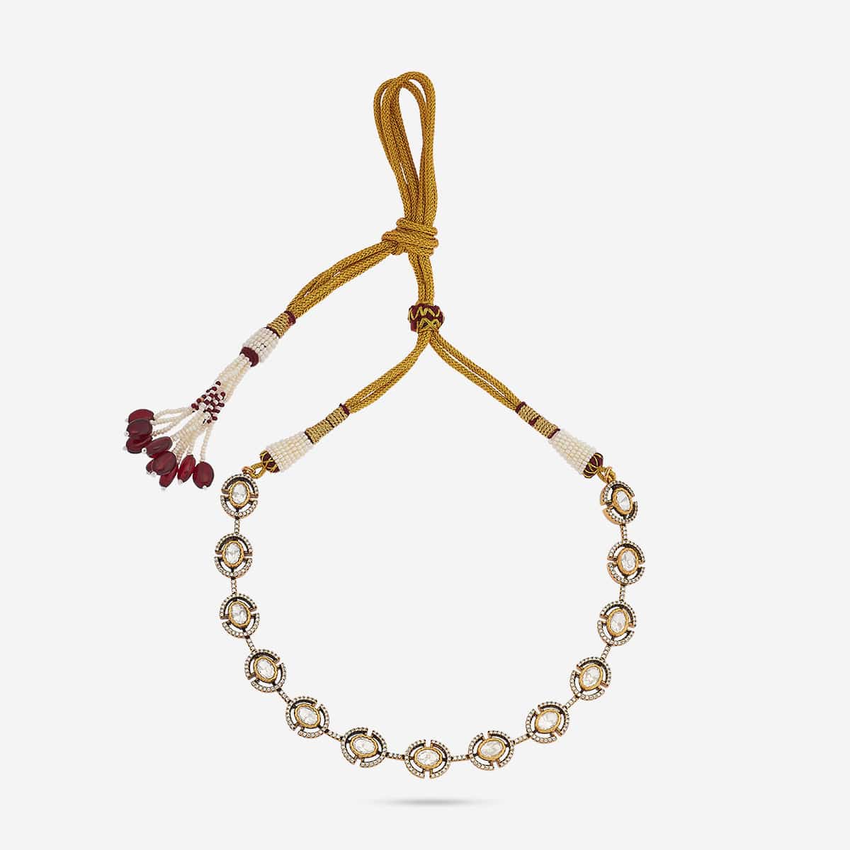 Kundan Necklace 184819 - Image 4