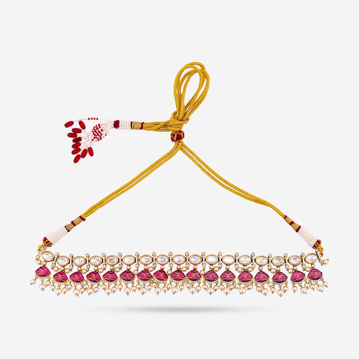 Kundan Necklace 184833 - Image 4
