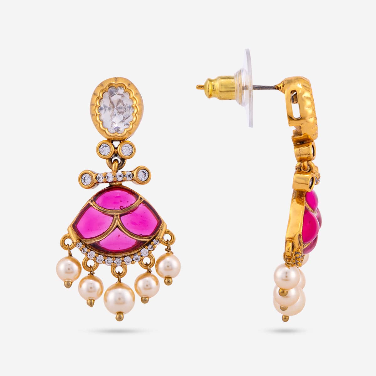 Kundan Necklace 184833 - Image 6