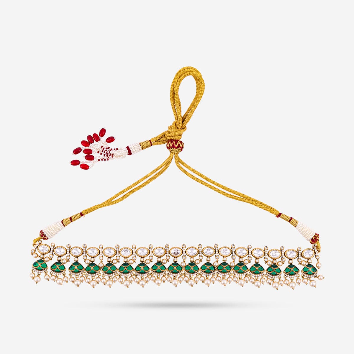 Kundan Necklace 184833 - Image 9