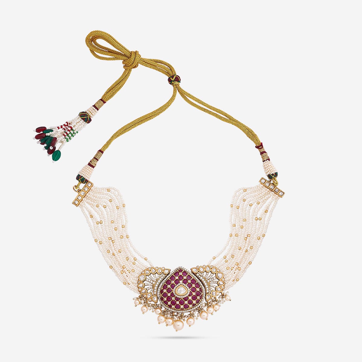 Kundan Necklace 185294 - Image 4